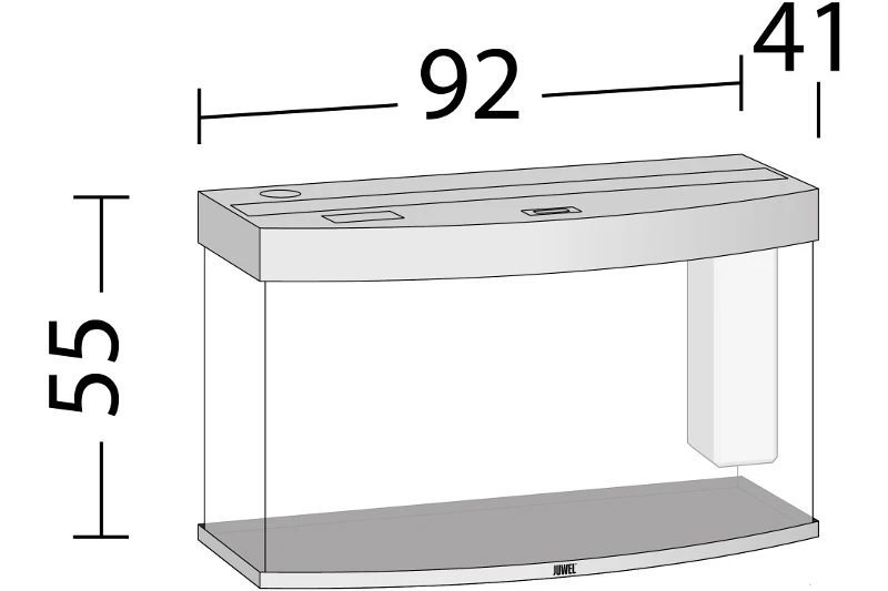 Juwel Vision 180 LED Schwarz Aquarium-Set 3 Juwel Vision 180 LED Schwarz Aquarium-Set – Bild 3