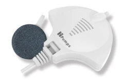 HPumps Nano Piezo Luftpumpe, Manta Weiß 18l/h, Durchlüfterpumpe