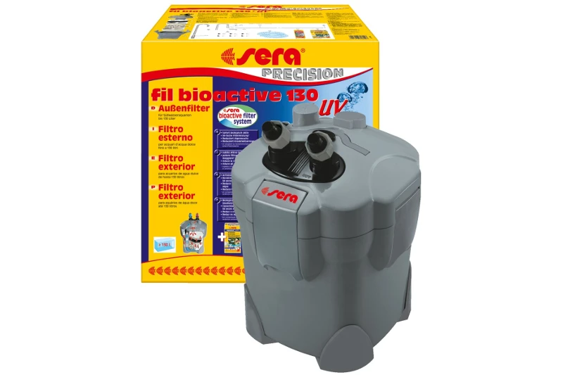 Sera Fil Bioactive 130 + UV - Außenfilter Mit UV-C-Lampe 1 Sera Fil Bioactive 130 + UV - Außenfilter Mit UV-C-Lampe