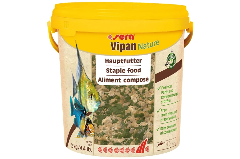 Sera Vipan Nature Großflocke, 2 Kg - Flockenfutter 1 Sera Vipan Nature Großflocke, 2 Kg - Flockenfutter
