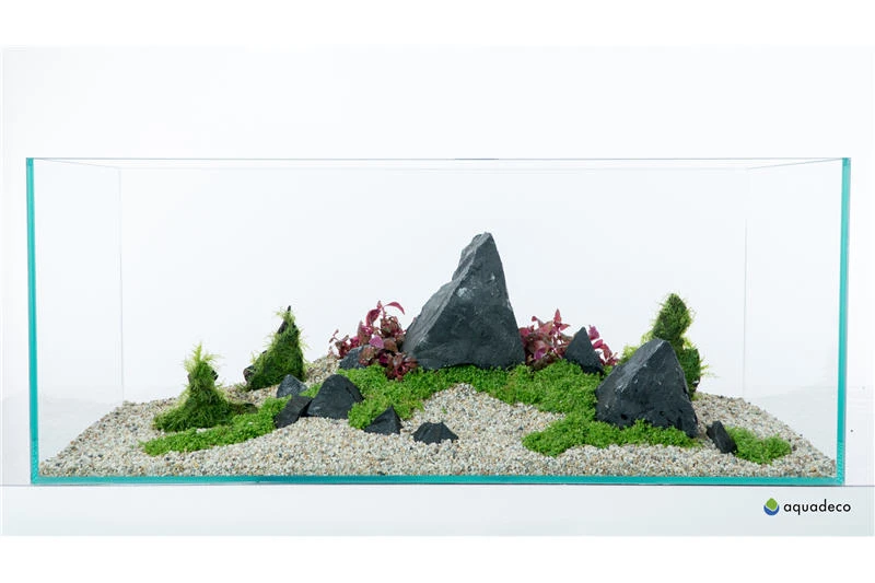 Aquadeco Schwarzer Felsen Dekoset Für 80 Cm Aquarium 2 Aquadeco Schwarzer Felsen Dekoset Für 80 Cm Aquarium – Bild 2