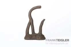 Aquariumkeramik Garnelenhydra Schwarz