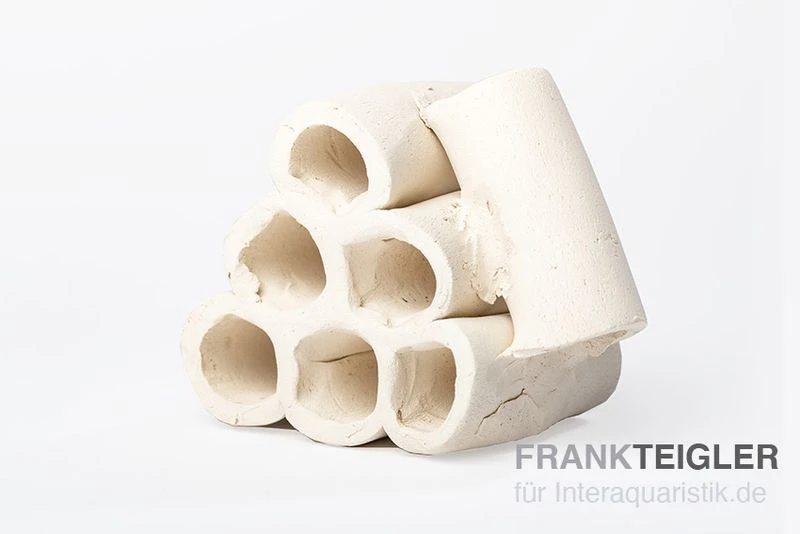 Aquariumkeramik Röhrenturm Modell D Weiß 1 Aquariumkeramik Röhrenturm Modell D Weiß