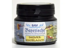 BAM Ingwer-Knoblauch, Futtergranulat Für Zierfische, Körnung 0,9-1,4 Mm, 100 G