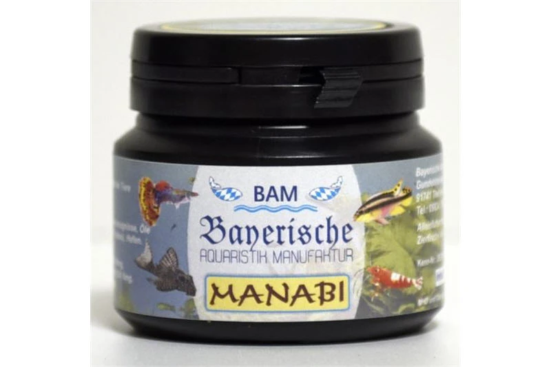 BAM Manabi, Futtergranulat Für Zierfische, Körnung 0,9-1,4 Mm, 100 G 1 BAM Manabi, Futtergranulat Für Zierfische, Körnung 0,9-1,4 Mm, 100 G