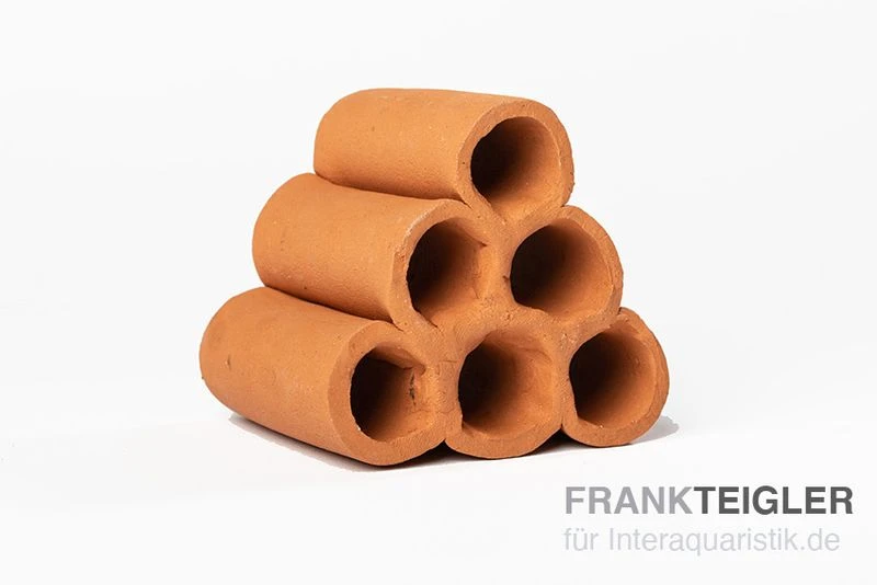 Aquariumkeramik Röhrenturm Modell B Terrakotta 1 Aquariumkeramik Röhrenturm Modell B Terrakotta