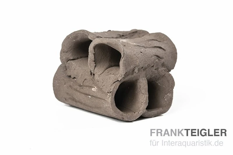 Aquariumkeramik Röhrenturm Modell C Schwarz 1 Aquariumkeramik Röhrenturm Modell C Schwarz