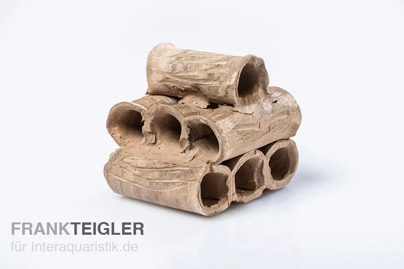 Aquariumkeramik Röhrenturm Modell D Dreifarbig 1 Aquariumkeramik Röhrenturm Modell D Dreifarbig