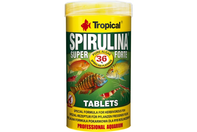 Tropical Super Spirulina Forte 36 % Tablets, 250 Ml 1 Tropical Super Spirulina Forte 36 % Tablets, 250 Ml